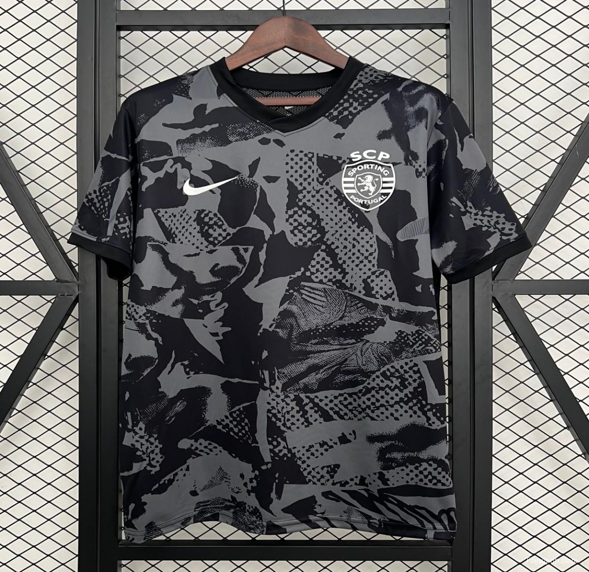 25/26 Sporting Lisbon Grey Pre-Match Jersey