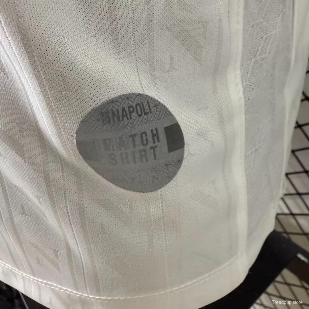 Player Version 25/26 SSC Napoli Champion Away White Jersey