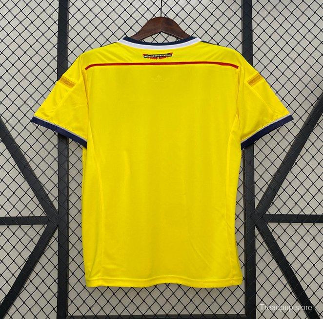 Retro 2014 Colombia Home Jersey