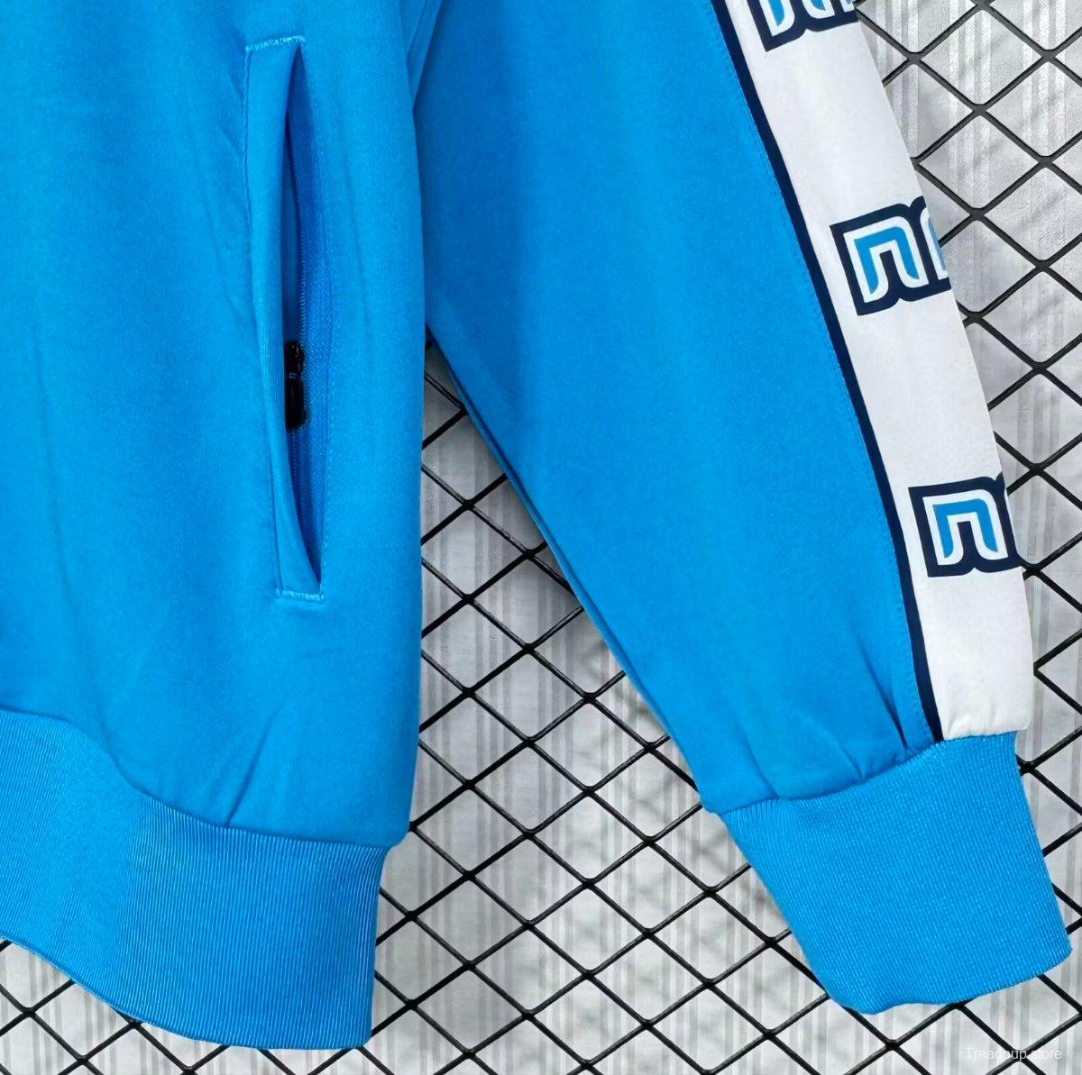 Retro 88/89 Napoli Home Full Zipper Jacket