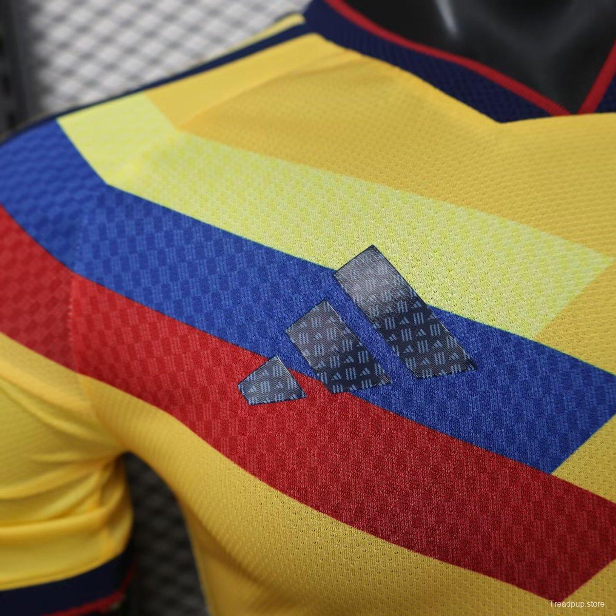 Player Version 2026 Colombia Yellow Pre-Match Jersey