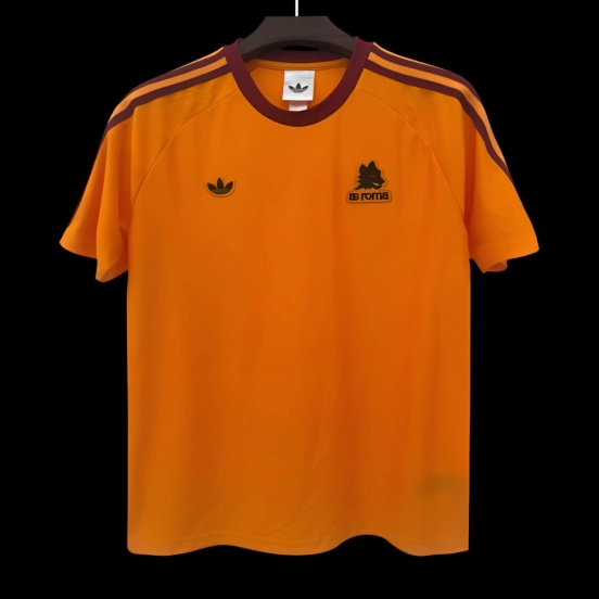 25/26 Roma Adidas Original Orange Jersey