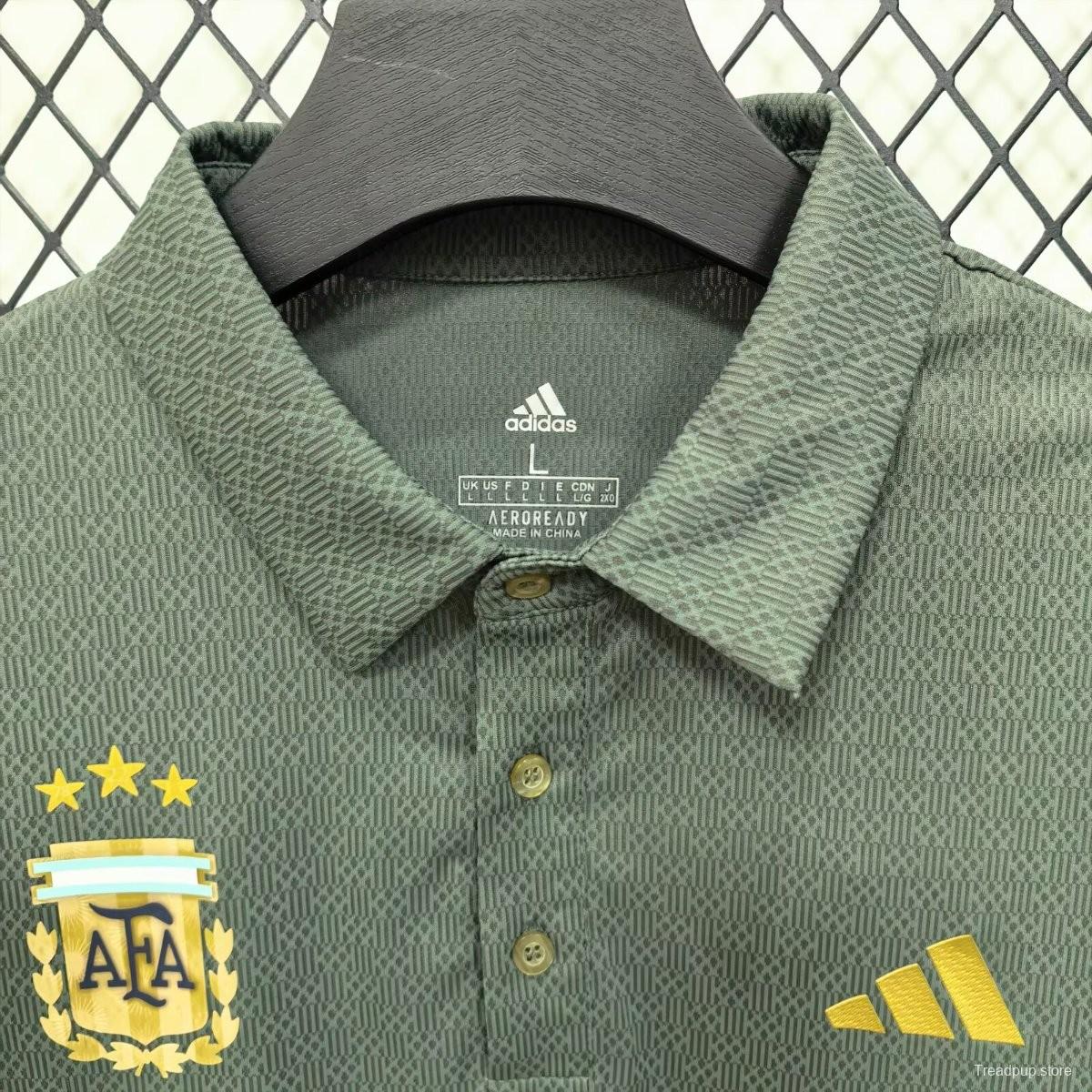 2026 Argentina Green Polo Jersey