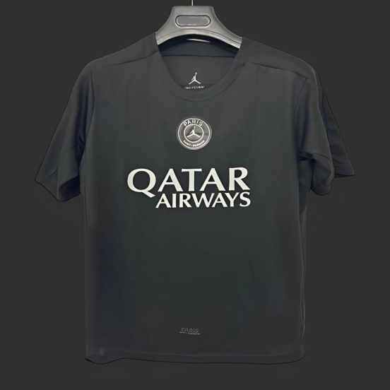25/26 PSG Paris Saint-Germain Strike Top Black Jersey