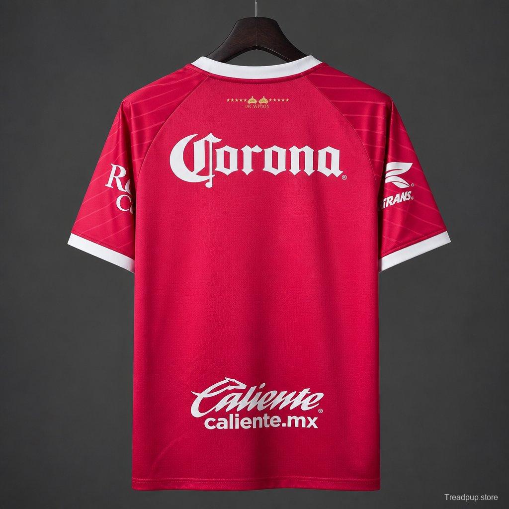 26/27 Toluca Red Special Edition "Bicampeón" Jersey