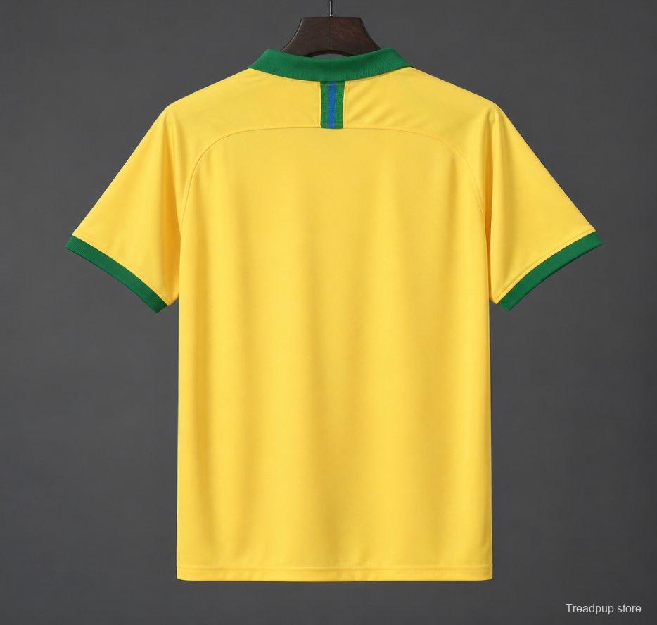 Retro 2020 Brazil Home Jersey