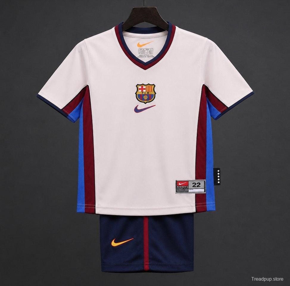 Retro Kids 98/99 Barcelona Away Jersey