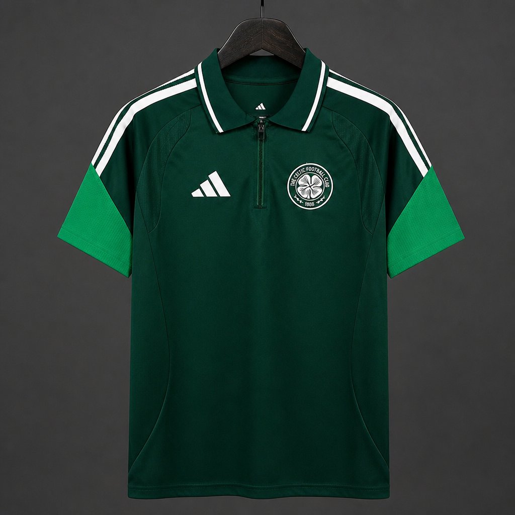 26/27 Celtic Green & White Training  Jersey